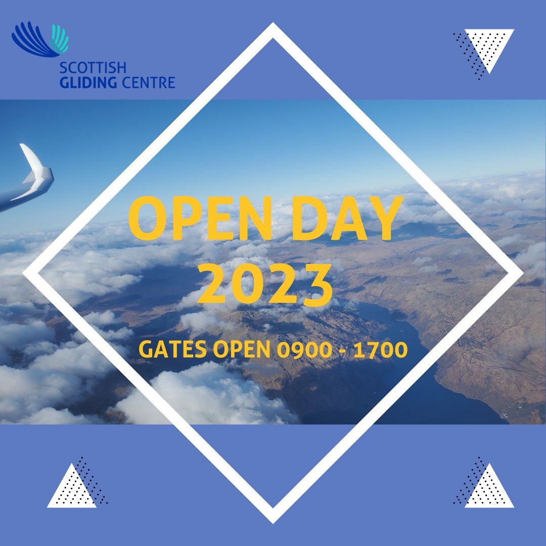 Today is our 2023 Open Day! 🥳

Looking forward to inviting you all on to the airfield to experience what we do best! 😍

Tag us in your best pictures to go in to the draw to win a year's membership with us!

#scottishgliding #sportscotland #portmoakopenday