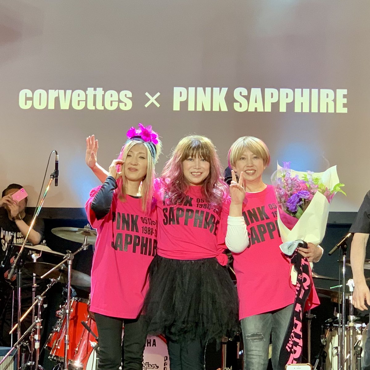 nabewo's tweet image. ピンクサファイアのラストライブ。
私たちはこの曲から始まった。
2回目の「P.S. I LOVE YOU」は涙が止まらず。ありがとー！
#ピンクサファイア #PINKSAPPHIRE #PSILOVEYOU #ニ度あることは三度ない #ダンスホール新世紀 #コルベッツ #corvettes #鶯谷 #入谷 #シーラカンスの時代から