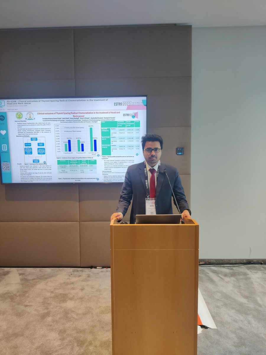 ranklinboi's tweet photo. Presentation ✅ #ESTRO23 https://t.co/R3qzCUYlrn