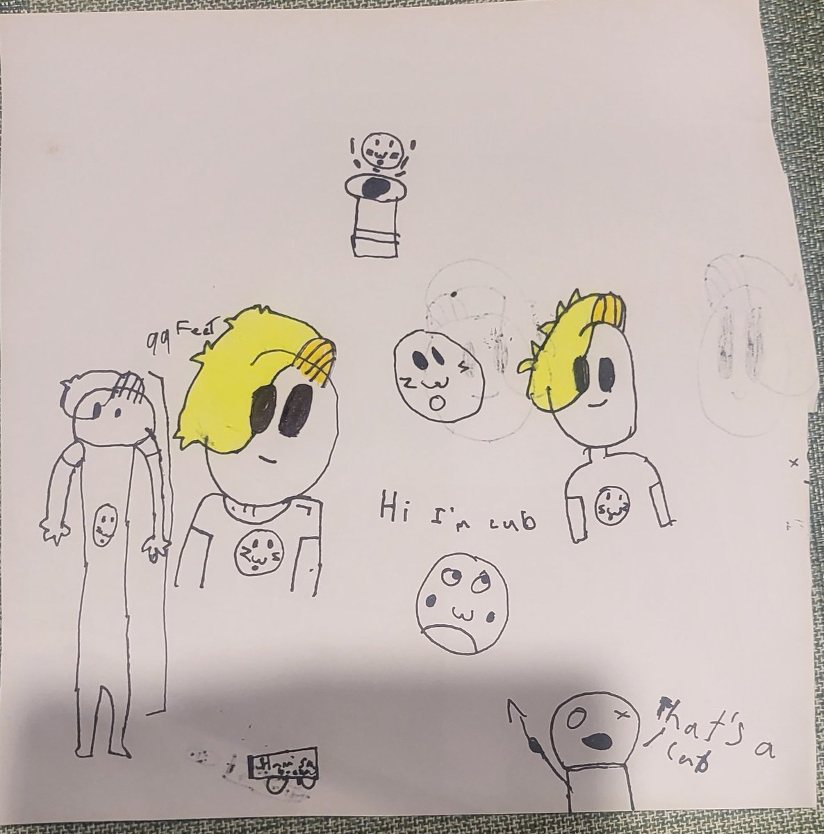 w0und3d's tweet photo. Hi @Haminations, my boys love your show and they drew this (Liam 9 and Alec 7)
Liam created Cub similar to Ham. Alec wrote the letter!

It would be awesome to get a reply! 

They are huge fans!
#NeeZealand #animations #fanart https://t.co/qNzSI2RhKs