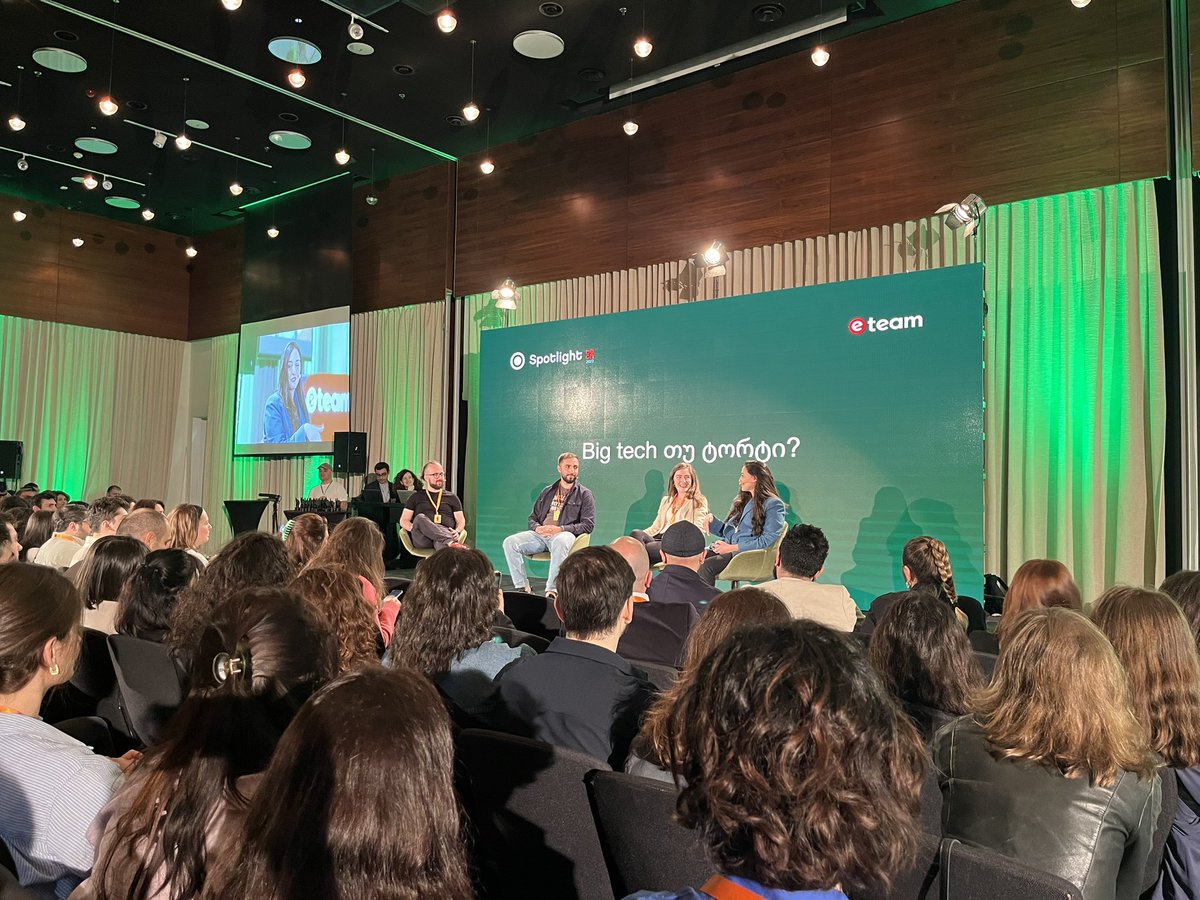 Super ⭐️ at Spotlight Tech 2023.
<a href="/NinoNanitashvil/">Nino Nanitashvili</a> 🚀