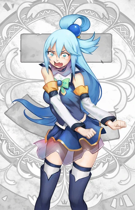 QRT with your blue art 