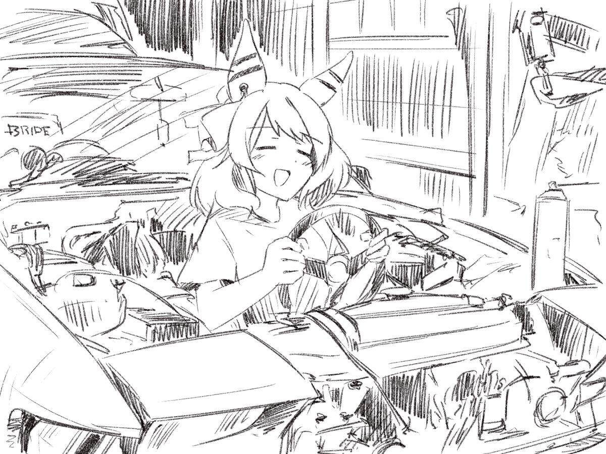 今日は沢山お絵描きできたから良かったです ふざけましたけど、罪滅ぼし的な意味で4枚目で僕自身も描いたので....