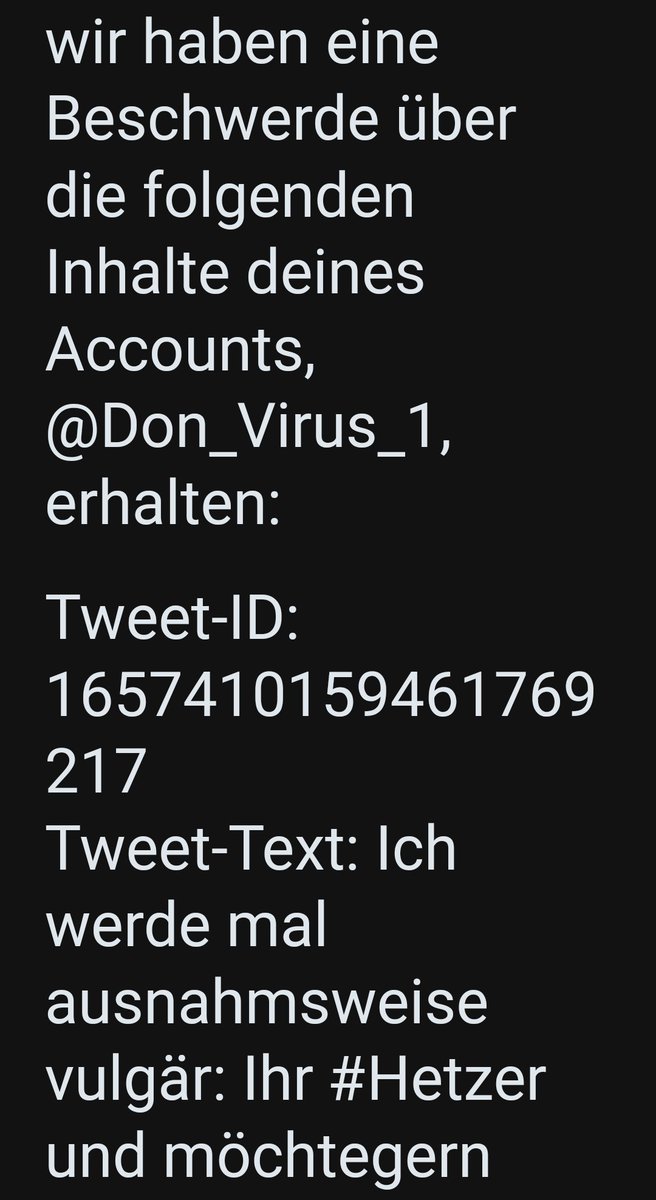 Don_Virus_1's tweet photo. Armselige #Meldemuschis😽😽😽, die bloß das Narrativ gefährdet sehen, von dem ihr eingeschränktes Weltbild abhängt.
Hat sich jemand von euch angesprochen gefühlt?
#Denunzianten
„Der größte Lump im ganzen Land, das ist und bleibt der Denunziant.“
A. H. Hoffman von Fallersleben
1/2 https://t.co/IZNFiXaqIF