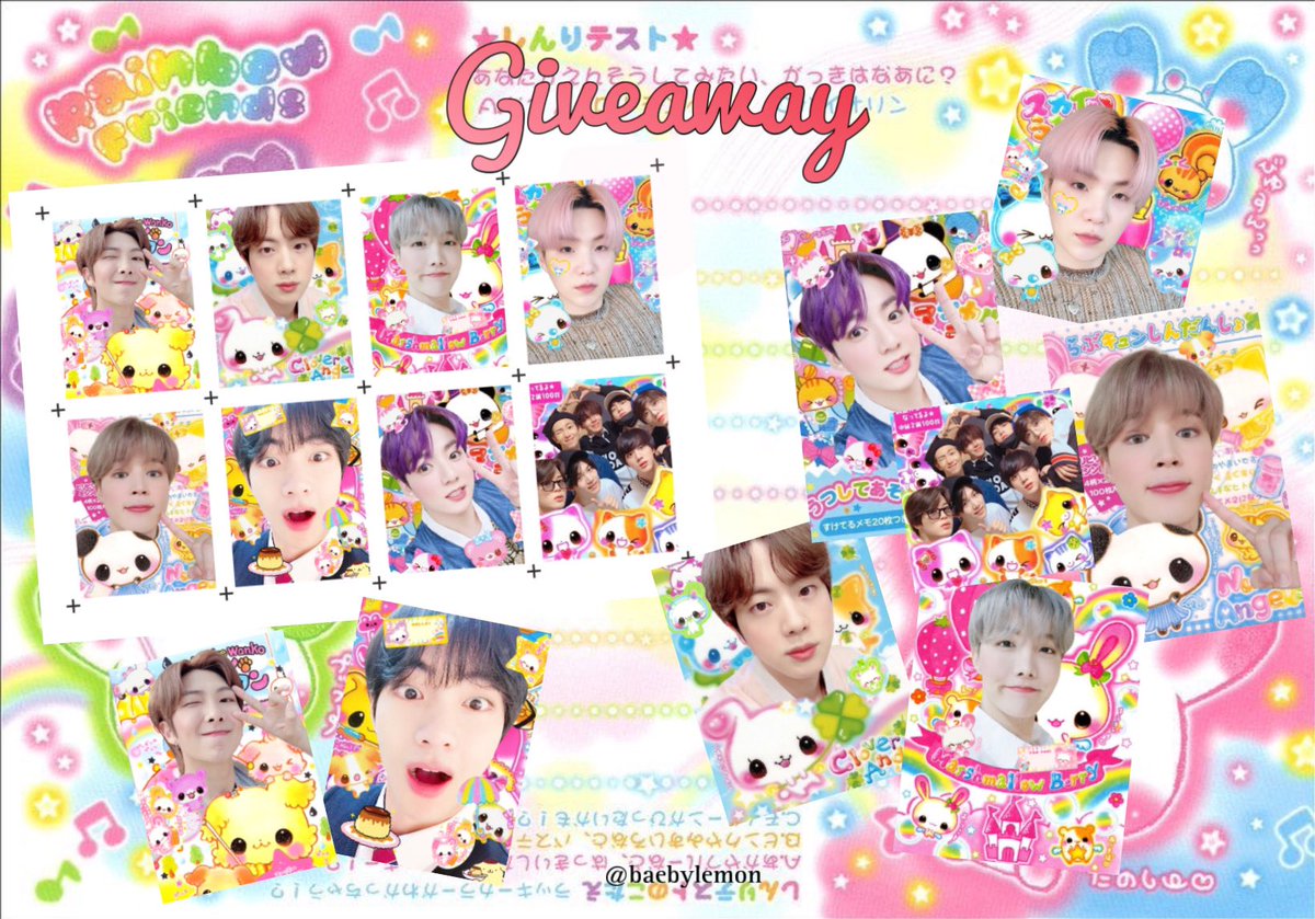 pls rt before use🫧

🪼꒰ 𝑮𝒊𝒗𝒆𝒂𝒘𝒂𝒚 𝑩𝑻𝑺 𝒑𝒖𝒓𝒊𝒌𝒖𝒓𝒂 𝒇𝒊𝒍𝒆𝒔 ꒱🌟🌈🐠

𓏳 ✧˖ 𝒊𝒅 𝒑𝒉𝒐𝒕𝒐 &amp; 𝒔𝒕𝒊𝒄𝒌𝒆𝒓𝒔  ☆ *.｡

✦ Do not repost or commercial use ✦

Link in mention🐳

#artworkอาร์มี่ #เเจกpng #เเจกไฟล์png #BTS #방탄