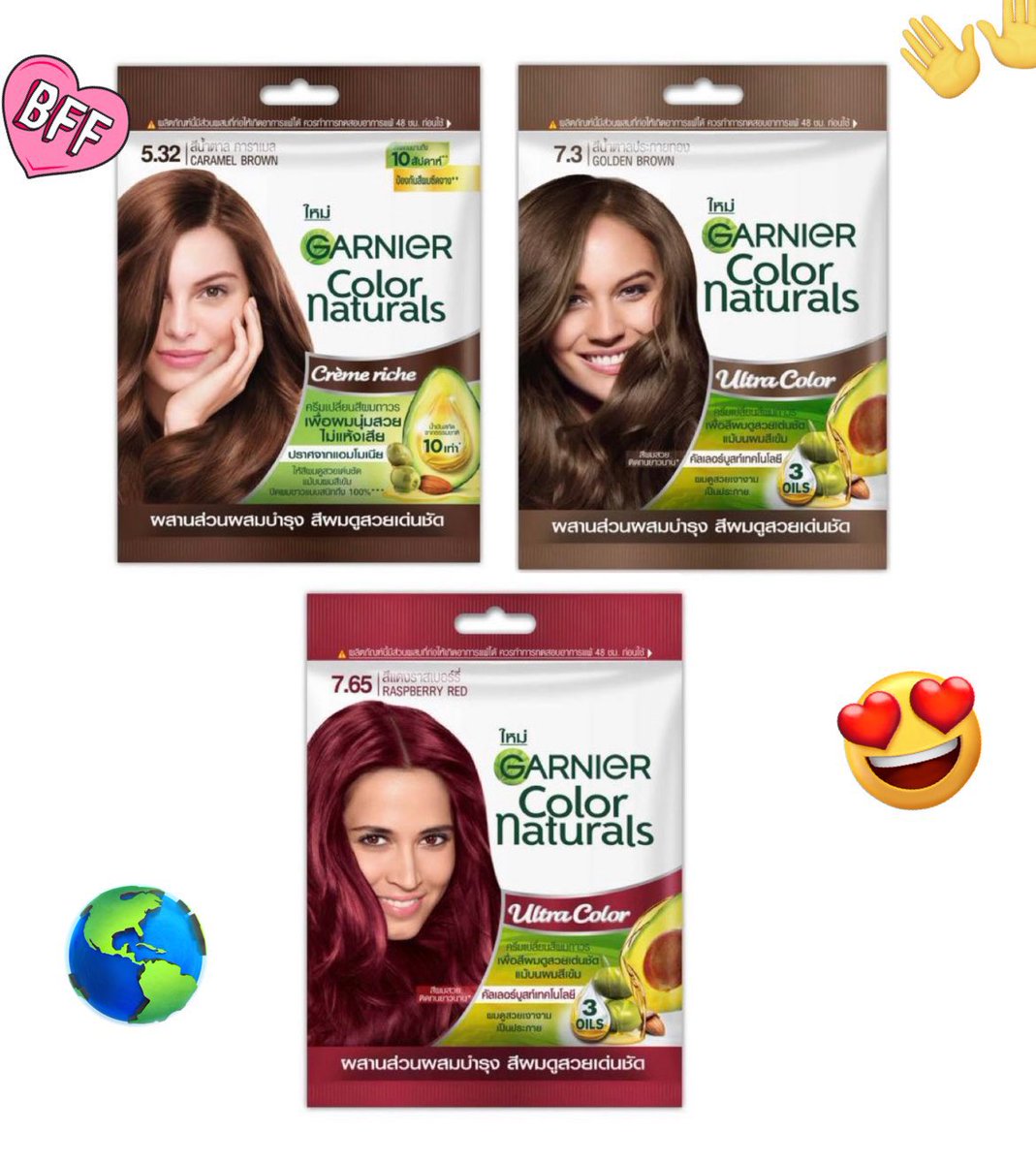 Mirin154323471's tweet photo. **รีทวิต ลด5บาท**
ยาย้อมผมการ์นิเย่ กานิเย่ พร้อมส่งง🤩🤩
🧩สีแดงราสเบอร์รี่ 75฿ ‼️
📍สีน้ำตาลประกายทอง 69฿
📍สีน้ำตาลคาราเมล 69฿
—ค่าส่งเหมาๆ39งับ—

#ยาย้อมผมการ์นิเย่ #การ์นิเย่ #ส่งต่อยาย้อมผม #ยาย้อมผม #กานิเย่ #ย้อมผมกานิเย่ #GarnierColorNaturals #ย้อมผมการ์นิเย่ https://t.co/Y56ml6o18h