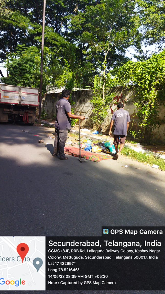 EsYamuna's tweet photo. @rahulmallipudi @GHMCOnline Sir/Madam Complaint cleared.. sorry for the inconvenience.. https://t.co/W00dBGy7eG