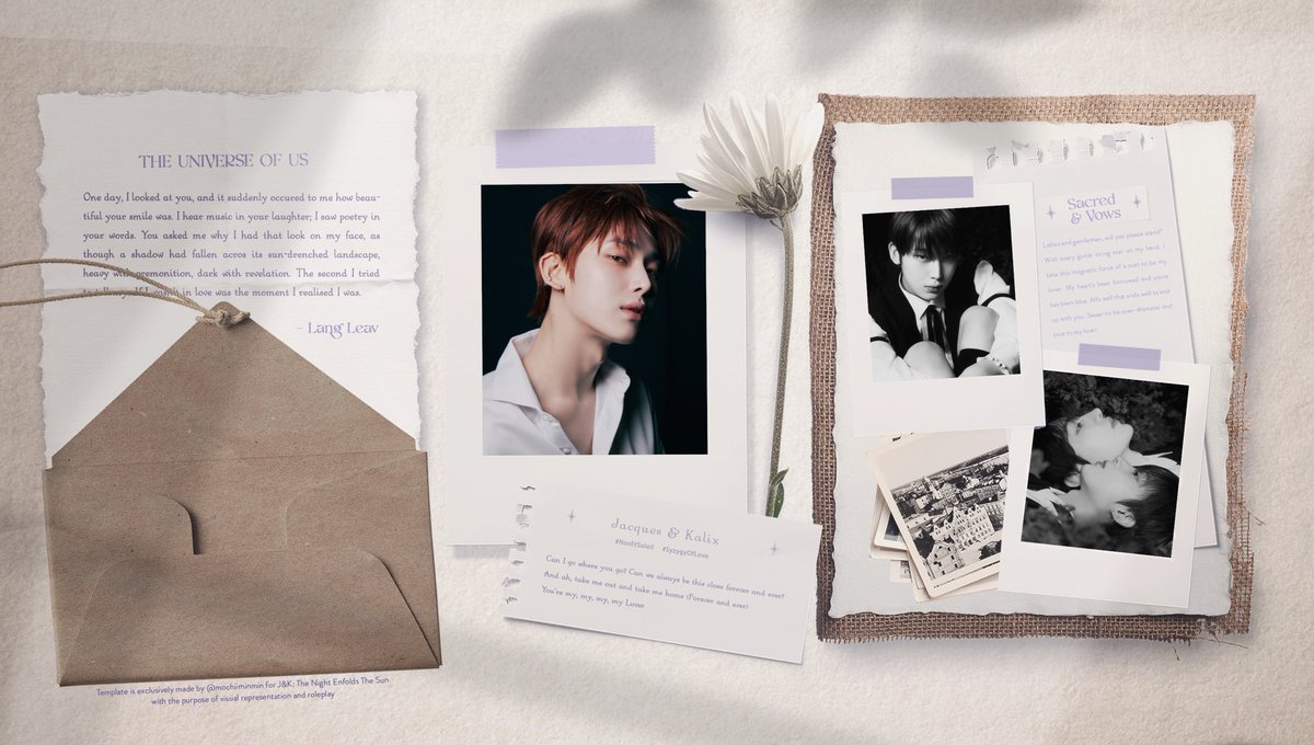 ㅤ
ㅤㅤ
ㅤㅤㅤ˚₊· ✎𓂃。I'll follow 𝘵𝘩𝘦𝘦
ㅤㅤㅤㅤand make a 𝘩𝘦𝘢𝘷𝘦𝘯 of
ㅤㅤㅤㅤ𝘩𝘦𝘭𝘭—to 𝘥𝘪𝘦 upon the
ㅤㅤㅤㅤhand I 𝘭𝘰𝘷𝘦 so well°˖⌕

ㅤㅤㅤㅤㅤ05 ╱ 14 ╱ 23

ㅤㅤㅤ˚₊· The Second Groom
ㅤㅤㅤㅤㅤ𝘑𝘢𝘤𝘲𝘶𝘦𝘴 𝘒𝘢𝘳𝘭𝘰𝘴.
ㅤㅤ
ㅤ