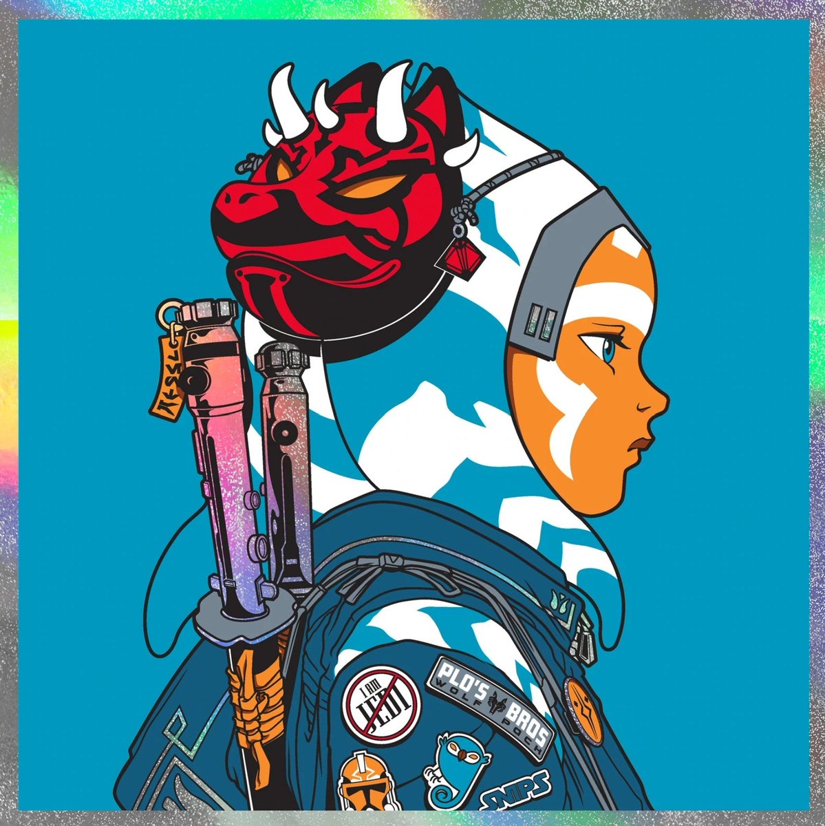 funny_video_pic's tweet photo. https://t.co/NoR99BCpXd
Ahsoka Tano Dots Foil Silkscreen Print by Joshua Budich
#movie #movieart #tv #tvart #television #televisionart #art #graffiti #streetart #2022 #8Color Silkscreen #Ahsoka Tano #Blue #Face & Head #Foil Fine Art Paper #Holographic #Joshua Budich #Light Sab... https://t.co/nz8p3ylfpZ