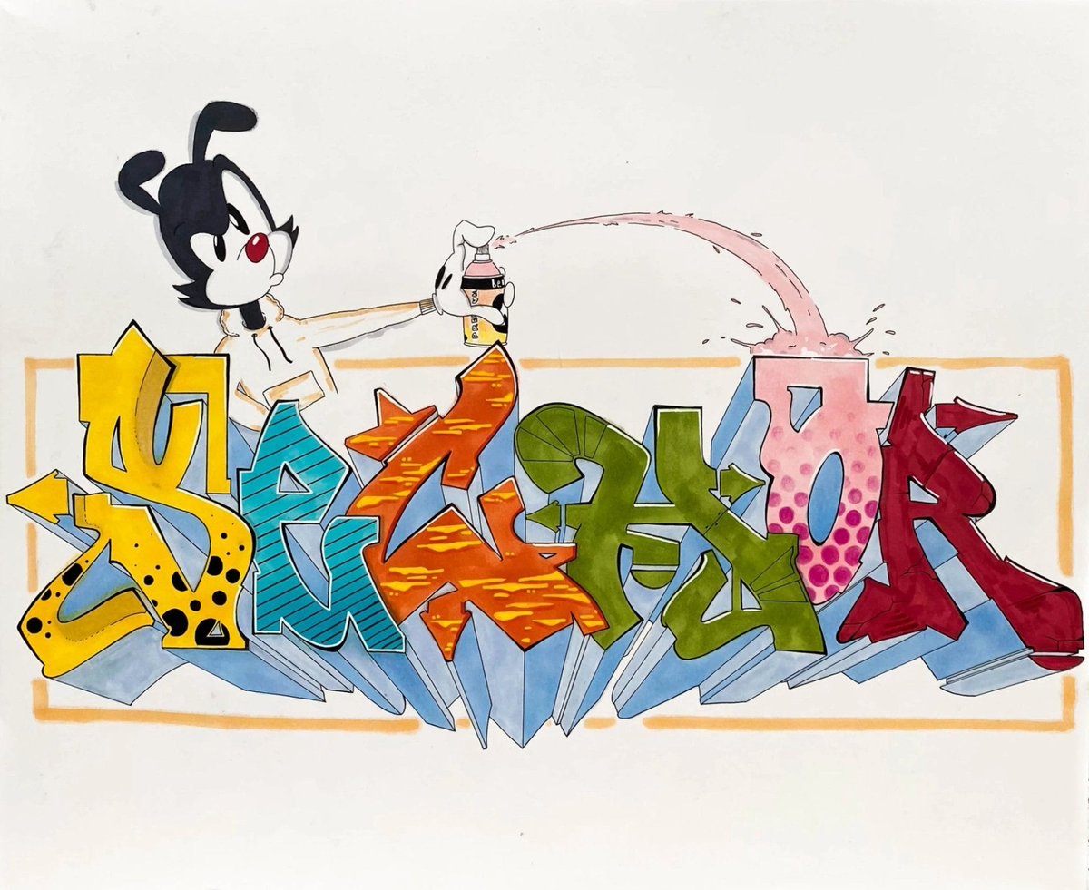 funny_video_pic's tweet photo. Animaniac Marker Drawing by Sechor
https://t.co/75rlRaCR5H
#marijuana #marijuanaart #cannabis #cannabisart #weed #weedart #art #graffiti #streetart #2021 #Animaniacs #Bristol Paper #Cartoon #Drawing #Graffiti #Green #Marker #Orange #Original Drawing #Pencil #Sechor #Street Art... https://t.co/5e47Ija8l8