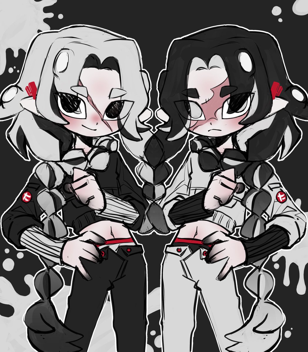 #Splatoon #Splatoon3
 🤍🖤