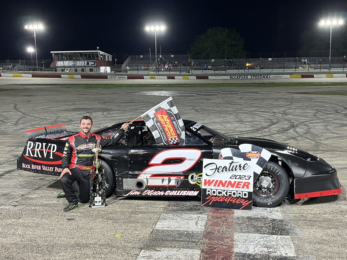 Congrats to tonight’s winners!

Late Models- Michael Bilderback (pictured)
Short Trackers- Nick Schneider 
Bandits- Shawn Bowar 
Roadrunners- Jeff Allendorf
Sixers- Kaleb Nalon-Simpson 
Powder Puff- Mady Meyers