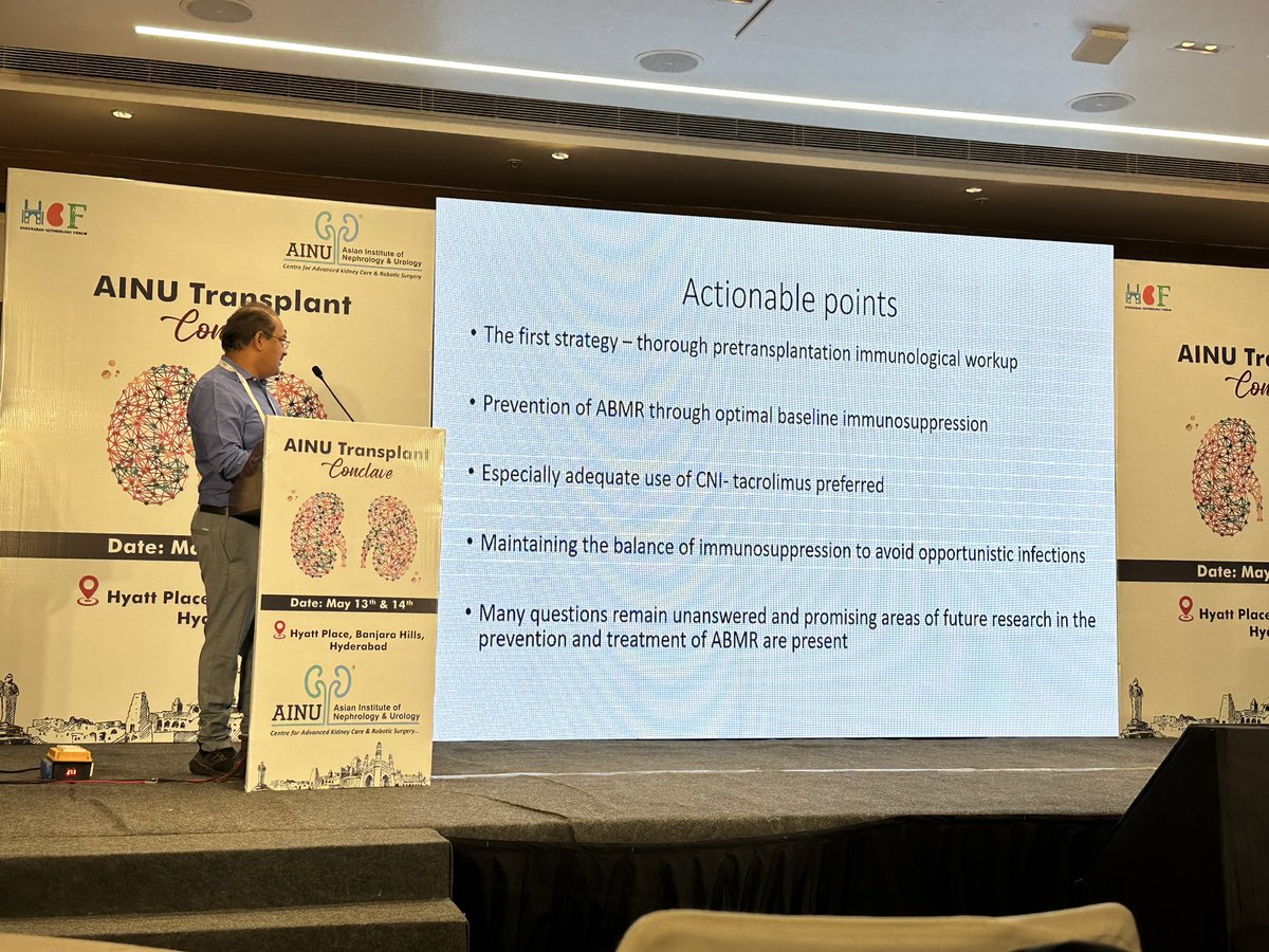 Dr P S Vali (@drpsvali) on Twitter photo 💫 Prof <a href="/sreebhushan/">Dr Sree Bhushan Raju</a> 's lecture on "ABMR - Rejection to recovery" was highly impactful
🎓His in-depth analysis shed light on approaches to overcome rejection
Thank you, sir
#TransplantConclave. 🌟 <a href="/ainuindia/">Asian Institute of Nephrology and Urology</a> <a href="/ainunephrology/">AINU Nephrology</a> 💫 Prof <a href="/sreebhushan/">Dr Sree Bhushan Raju</a> 's lecture on "ABMR - Rejection to recovery" was highly impactful
🎓His in-depth analysis shed light on approaches to overcome rejection
Thank you, sir
#TransplantConclave. 🌟 <a href="/ainuindia/">Asian Institute of Nephrology and Urology</a> <a href="/ainunephrology/">AINU Nephrology</a>