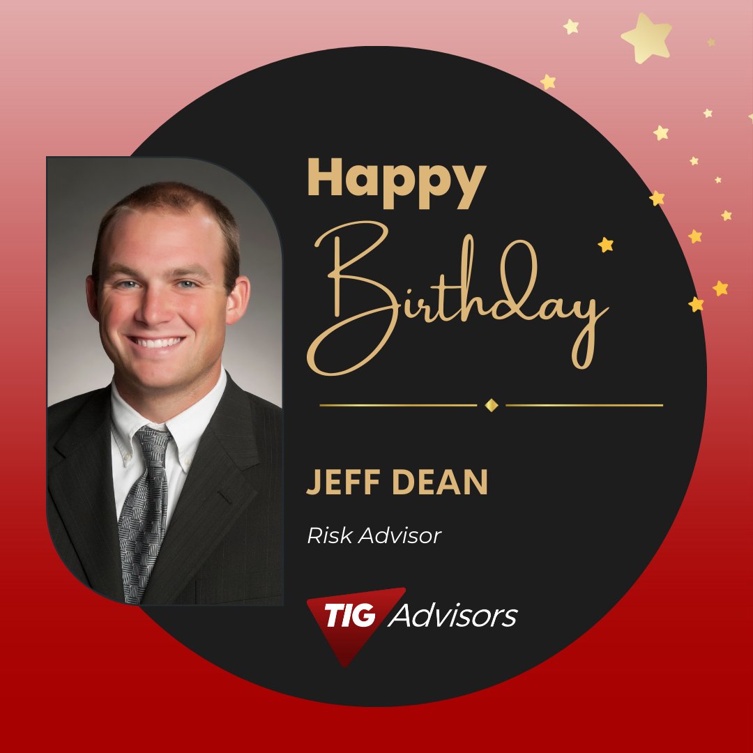 Happy Birthday to Jeff Dean!

As a Risk Advisor, located in Chesterfield, MO, Jeff is here to answer all your insurance questions. We are grateful to have you on #TeamTIG. 

#TIGcares #CelebratingYou