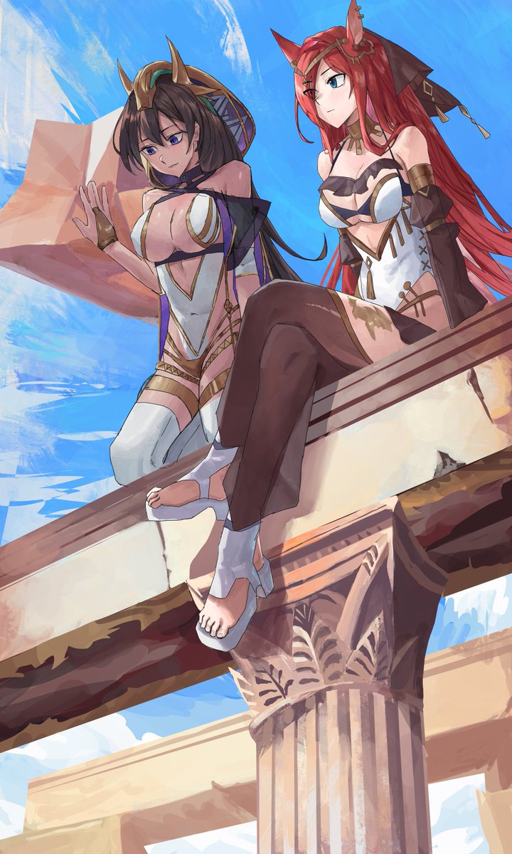 HavocOnelust's tweet photo. Echocalypse -緋紅の神約
Wadjet &amp; Set

#fanart #gamart #digitalart #illust #art #echoc https://t.co/XZL3tQVWYX