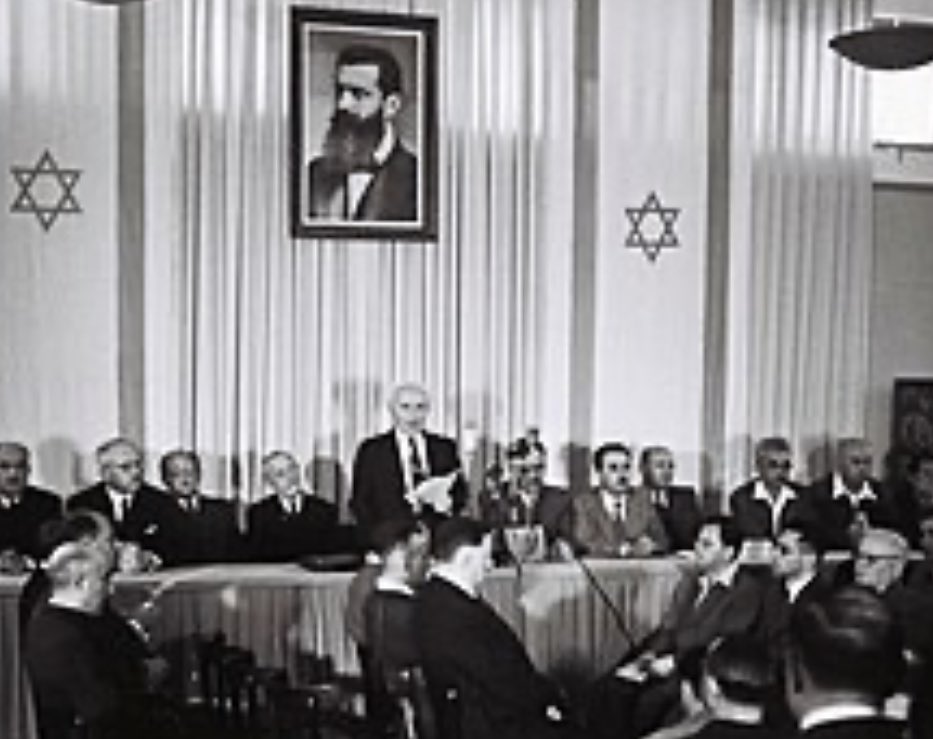EmmanuelNahshon's tweet photo. On this day 75 years ago, on May 14th 1948, the State of Israel was born. After a lengthy exile, the Jewish people was finally back home in its ancestral land. We are blessed to live in Israel, the embodiment of our dreams and the expression of our ancient and modern identity 🇮🇱 https://t.co/OzJkZo1Has