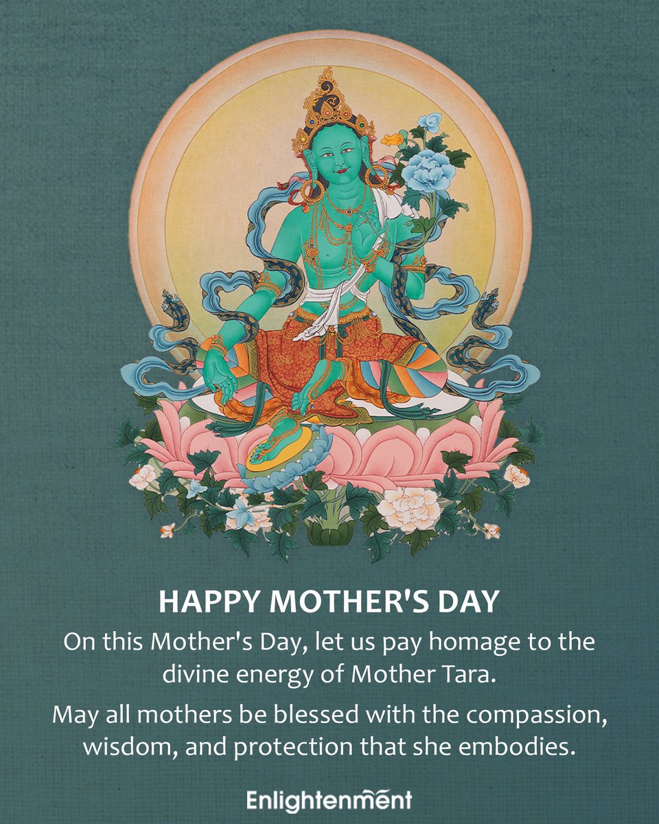 On this special day dedicated to celebrating you, I want to express my deepest gratitude and love.

#Mothertara #mothersday #mothersdaywishes #enlightenmentthangka #enlightenmentstudio #mothersdaygift #giftforher