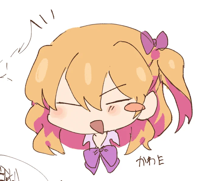 わたゆりキャラのらくがきがとまらん