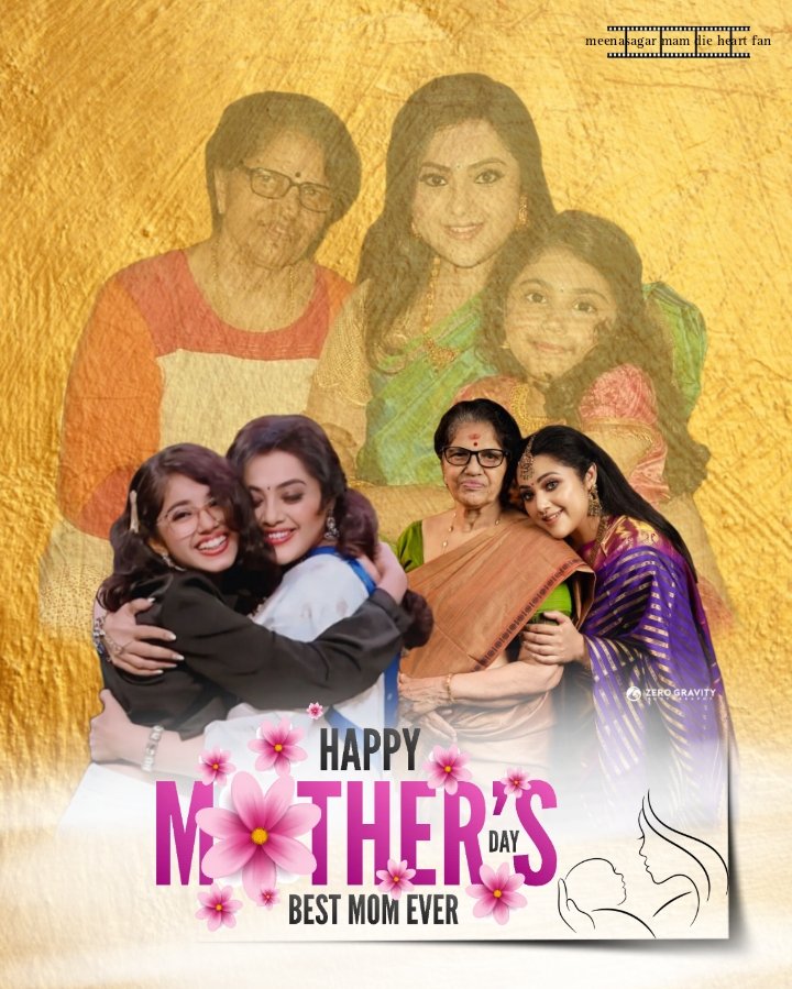 Happy Mother's Day Meena Mam & Mallika Amma ✨
.
Happy Mother's Day to All Lovely Mother's 💖
.
.
#meena #meena40 #nainika #MothersDay2023