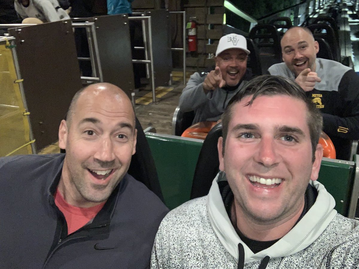 Principal Echols (@mvprincipal1) on Twitter photo At 6 Flags with the Class of 2023! Senior Road Trip is going strong. Heading to the Batman Mustangs! <a href="/meteavalley/">Metea Valley HS</a> At 6 Flags with the Class of 2023! Senior Road Trip is going strong. Heading to the Batman Mustangs! <a href="/meteavalley/">Metea Valley HS</a>