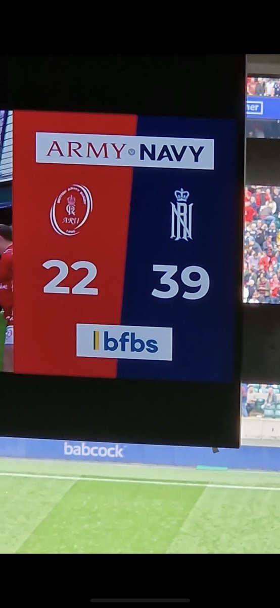 higgsys's tweet image. Great win for the Royal Navy 😃😃