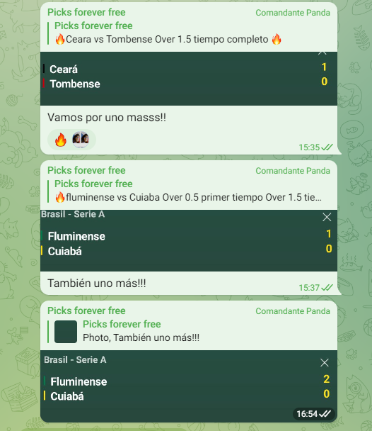 Comandant_Panda's tweet photo. El dia de HOY ha sido aun mejor que ayer!!! 
Se gano por todos lados... LIVES, tabla 0.5HT, prepartidos, Baseball!!
Que esperan para entrar!!!!!!!!!!!
Resultados:
Tabla 0.5HT 18W 2L
LIVES: 11W 0L 1 Push https://t.co/TtlpLLL3A2