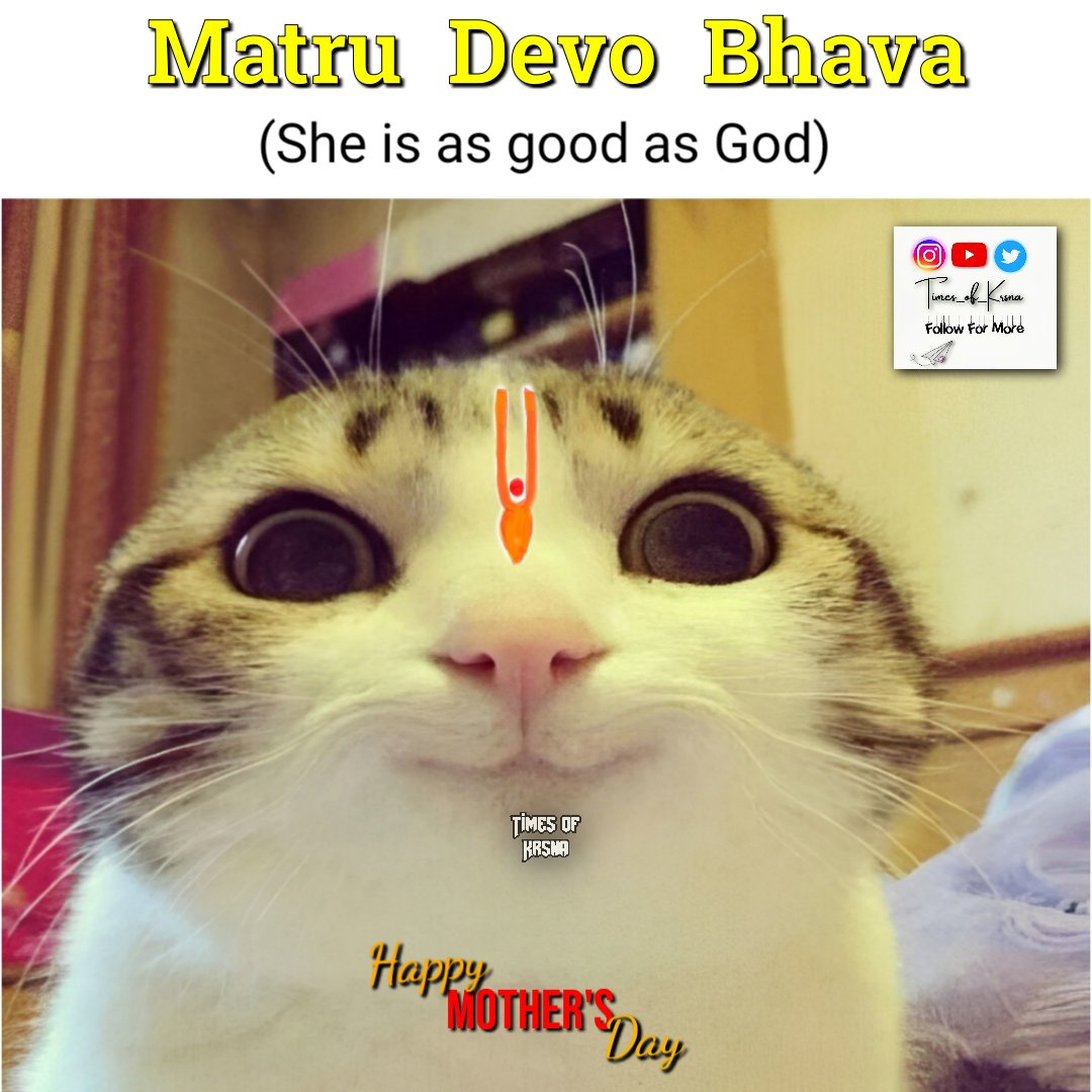 akka_vinay's tweet photo. Happy Divine Mother's Day !

Hare Kṛṣṇa
#mothersday #mother #love #krishna https://t.co/NjA5RpXmrr