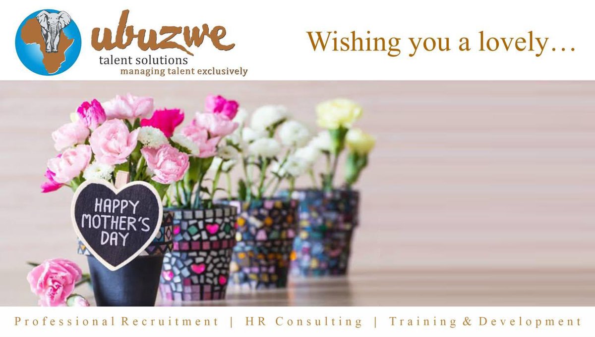 Happy Mother’s Day to all the moms! 🤎🤎🤎

#UbuzweTalentSolutions #UbuzweTalent #Ubuzwe #recruitment #HRconsultants #talentsolutions #TaigeisDigital #ProfessionalRecruitment #RecruitmentSouthAfrica #CorporateRecruitment #workplace #mothersday