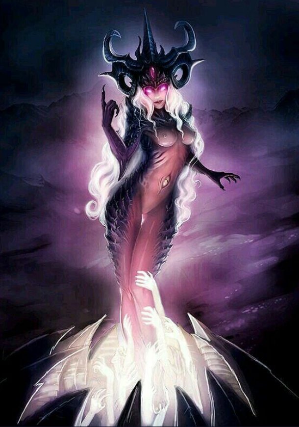 Slaanesh2003's tweet image. Name: Slaanesh 
Age: immortal but looks and acts like in late 20s 
Gender: Genderfluid, goes by she and her (futa optional)
Sexuality: Pansexual 
Dom and Sub (but mostly sub) 
Personally: entitled, bratty, smart ass, sarcastic, seductive and a bit of a sadist 
More info below