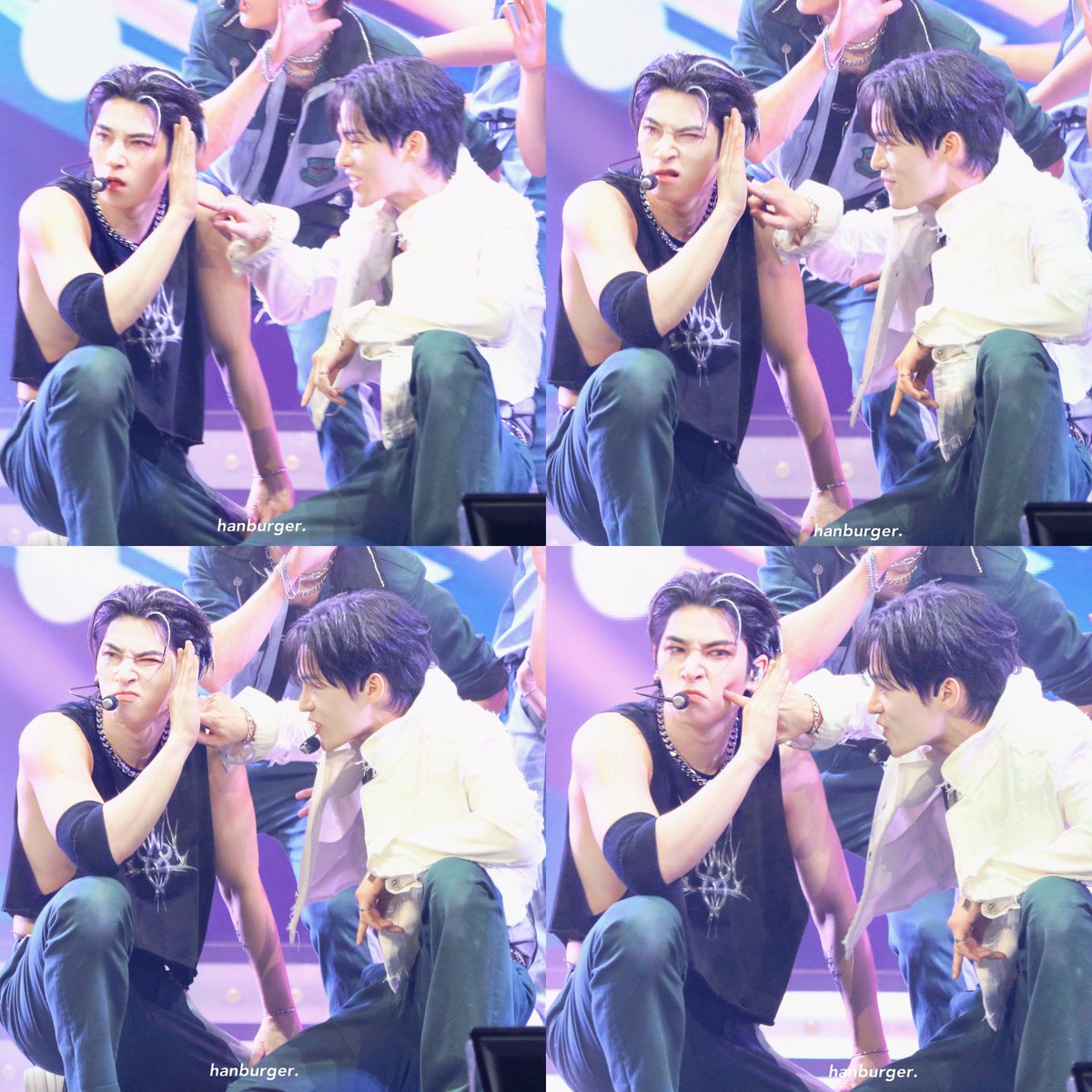 hanburger_rr's tweet photo. 230506 피크타임 콘서트 2부
결강아띠 🆚️ 제냥이
결국: 제냥이 이겼다✌🏻
#BAE173 #JMIN #HANGYUL 
#한결 #제이민 https://t.co/8VzTNucO6c