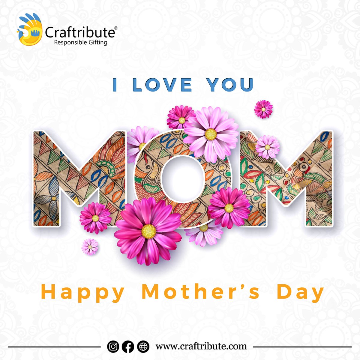 'A mother's love knows no bounds.'

Wishing all the amazing moms out there a beautiful Mother's Day!

#craftribute #indiacraft #curated #indianart #artist #artwork #craftlover #heritage #handicraft  #bestquality
#HappyMothersDay #MothersDay2023 #MadhubaniArt