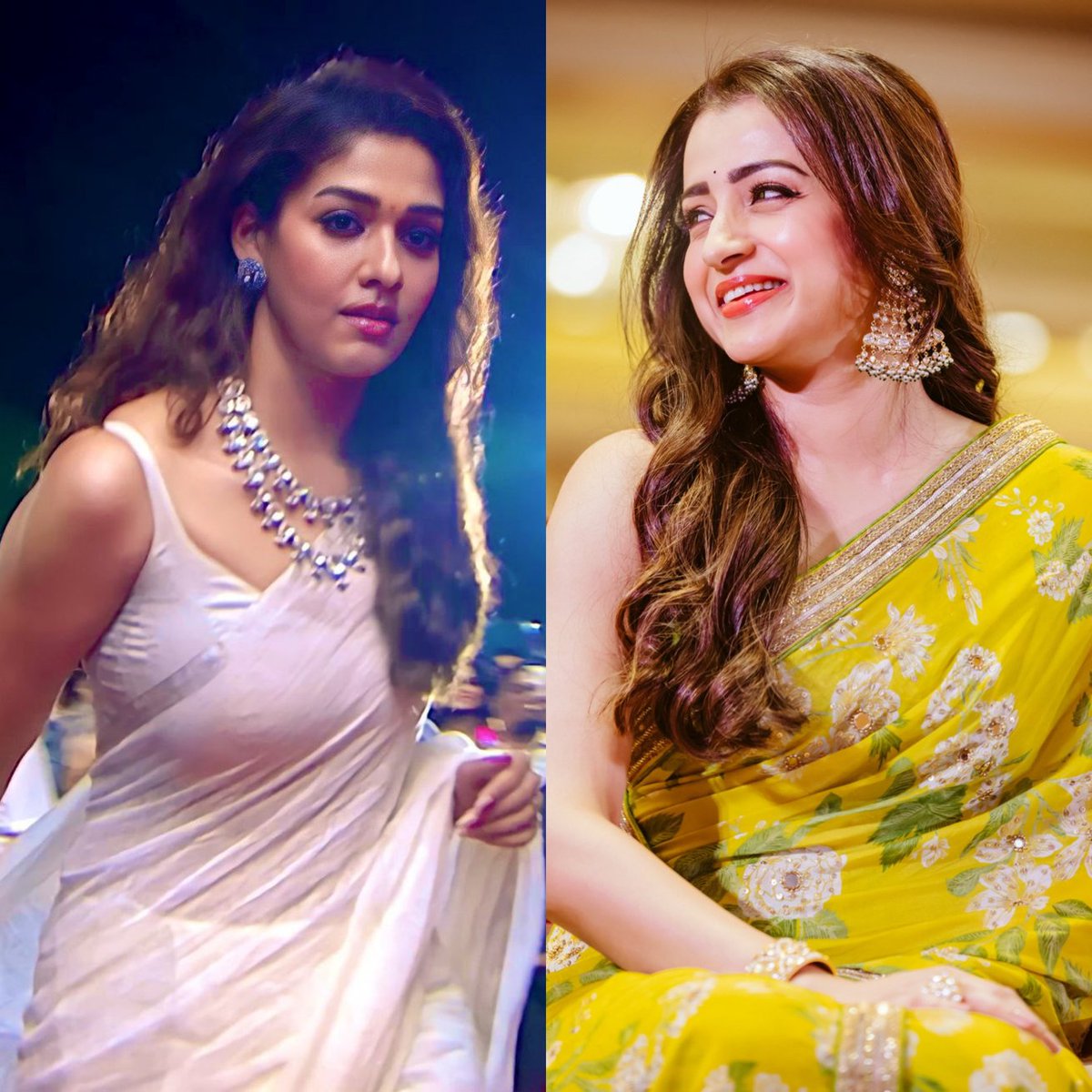 Heated up Rivalries🔥 meet in a poll. Who has the huge fanbase 👑? #Leo 
#TrishaKrishnan vs #Nayan 
#SouthQueenTrisha #ladysuperstarnayanthara
Poll in Comment Section...

RT 🔄 - #Nayanthara LIKE ❤️ - #Trisha