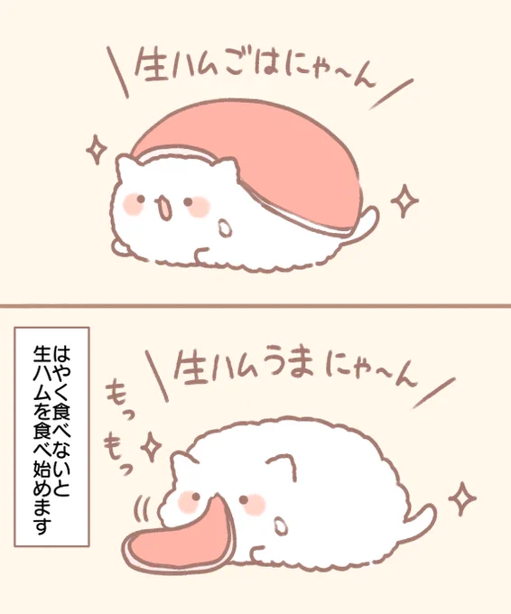 生ハムごはにゃん