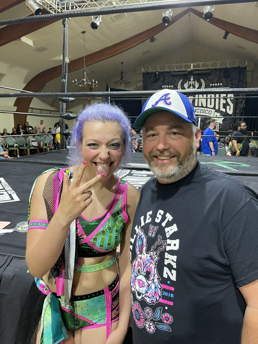 TheReal_ToddM's tweet image. The Indie Darling #SpaceJesus @BillieStarkz at @WCProOfficial Queen of the Indies