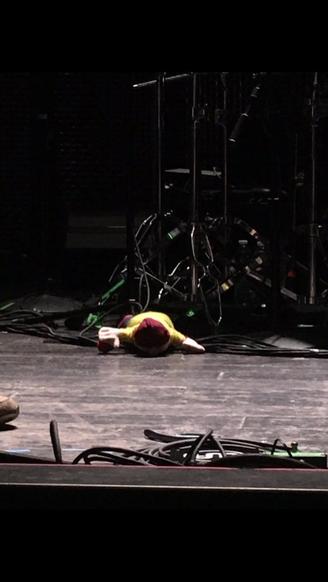 ThatOneUKFan's tweet photo. To whoever made this custom Wilbur Dr Simi doll that was thrown onstage I want you to know that I saw Mark took it on the tour bus! #lovejoysandiego https://t.co/H1heHktX7H