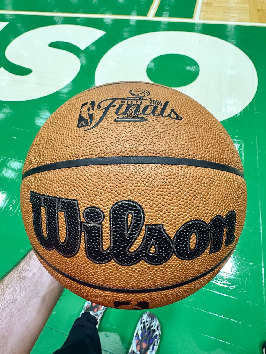 RussB3ballin's tweet photo. Yo, @NBA!!! GTFOH!!! #NBAFinals ball at @tdgarden?! WTF is this?! @sixers blast 'em Celtics!!! #PHIvsBOS. #PhilaUnite. deviate from #thescript!!! https://t.co/aOvKYEsWik