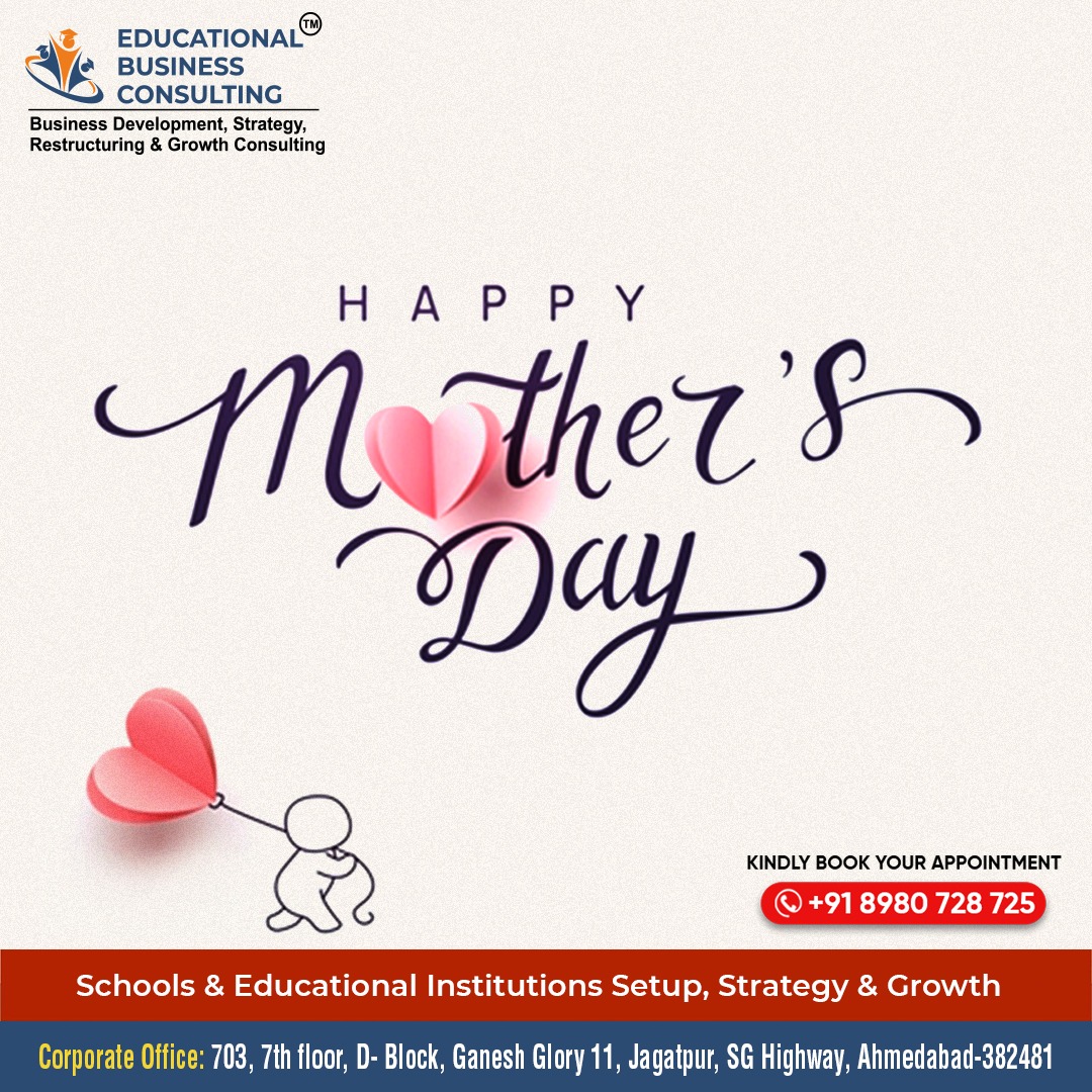 Educational Business Consulting wishes you all a very #HappyMothersDay !!!
 
#MothersDay #Mother #Maa 

#EducationalBusinessConsulting #EBC 
#School #Institute #Strategy #Development #Growth #EducationIndustry #SetUp #EducationalInstitutions #CoachingInstitutes #StartUp