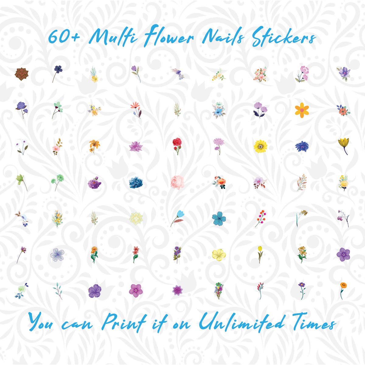 DigiArtistStore's tweet image. #flowernail #floralnailwraps #Printablesticker
Flower Nail Decals Nail Designs Stickers set includes 60+ Nail Decals Nail Wraps Stickers, each skin is a unique color scheme.

For Purchasing Click Here…
etsy.com/DigiArtistStor…
