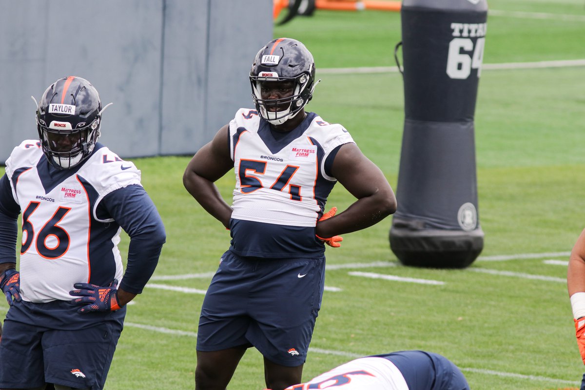 gothunderwolves's tweet photo. Here are some photos from @Broncos rookie mini-camp on Saturday courtesy of @MinesAthletics SID Tim Flynn. Among the players competing were @gothunderwolves @HunterRaquet (#9) and Momar Fall (#54). https://t.co/EZvTfytvNr