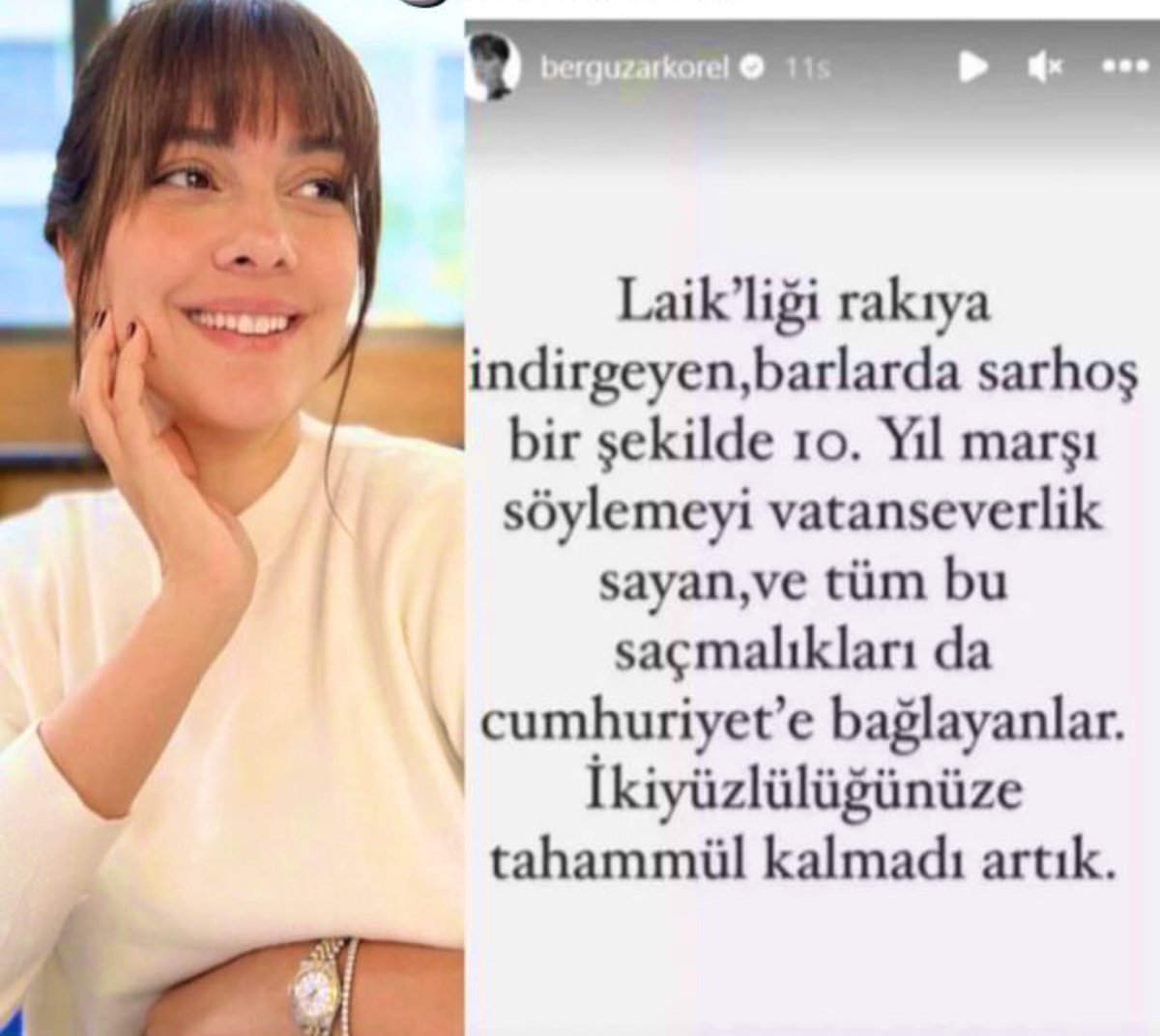 Bergüzar Korel hislere tercüman olmuş 👏🏻