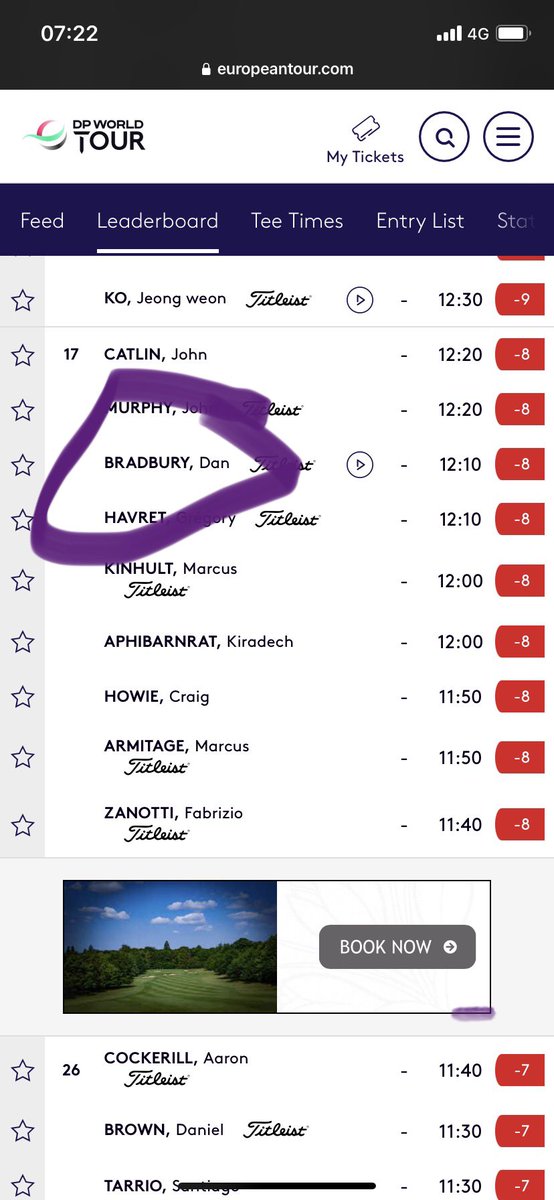 Good luck for the final round smashing it 💥🏌️<a href="/DanJBradbury/">Dan Bradbury</a>