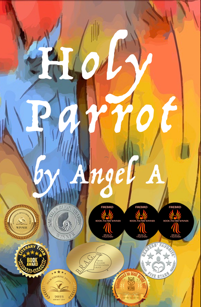 Angel_A_Author's tweet photo. Holy Parrot named in the Short List of theย 2023 Hawthorne Prize! @realAWAwards #BooksFromAustralia #angelsleap #holyparrot #authorscommunity #booksbooksbooks #bookishlove #readbooks #alwaysreading #booklife #bookclub #novel #paperbacks #litfic #goodreads #fictionwriting #bookchat https://t.co/8dSkbun29u
