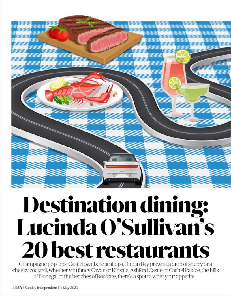 Today’s the day! My 20 Best Restaurants countrywide for Destination Dining. Don’t miss out - grab a paper fast. #cremedelacreme #hittheroad #sindo #LIFESundayIndo #Appetites #irelandsmostwidelyreadnewspaper @TheSundayIndo
