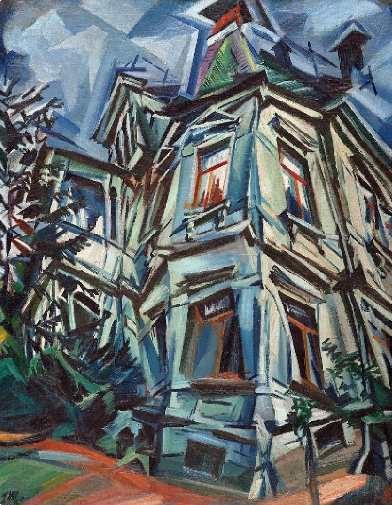 Letnapark's tweet photo. Es genügt nicht, dass ihr den Rhythmus in den Fingerspitzen habt, ihr müsst euch winden unter Tollheit und Lachen!
 
Ludwig #Meidner *18.4.1884 – 14.5.1966

[Villa Kochmann, Dresden; Selbst 1912] https://t.co/zZ2okrk7Vj
