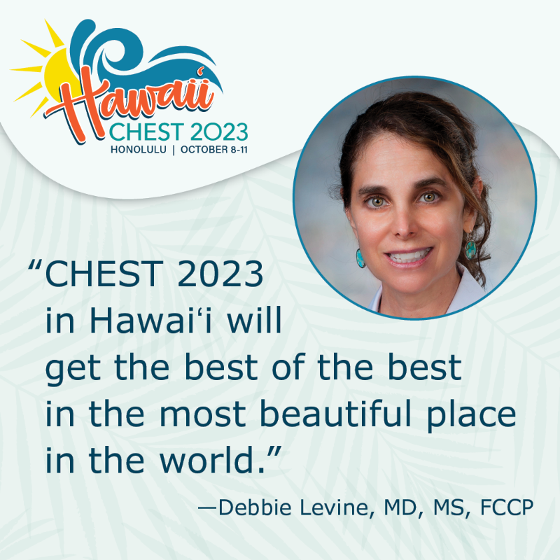 accpchest's tweet photo. Registration for #CHEST2023 is now open! Attend the chest medicine conference of the year in the beautiful state of Hawaiʻi.