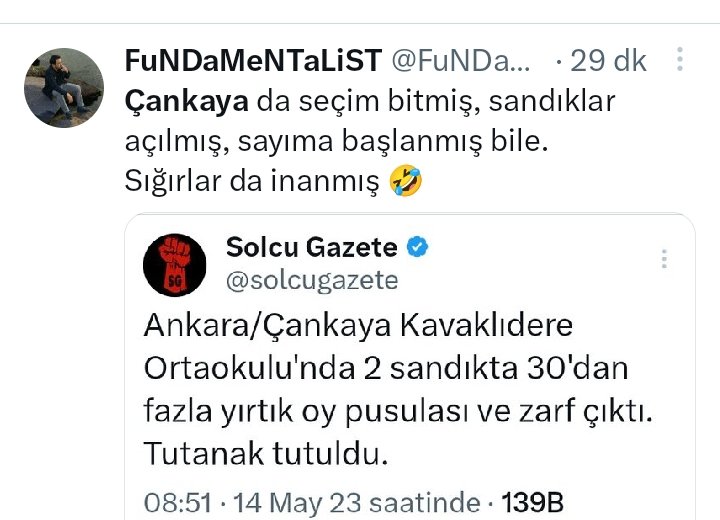 terkifti's tweet photo. @HurmaEdit Hurma sana diyor, sığır diyor, ben demiyorum trol arkadaşın diyor.... https://t.co/l3YNhErPhS