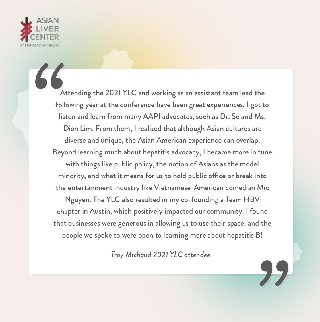 SEVEN days left until our YLC deadline! Check out testimonies from our previous attendees who have all been inspired, motivated, and empowered through YLC! We hope we can continue the same impact this year.