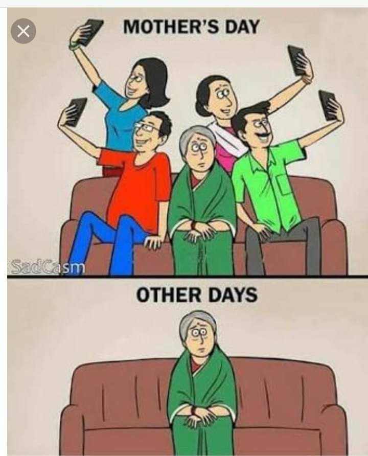 A hard reality that many mothers encounter these days, but they don't complain. If your mother is alive, please take full care of her well-being and emotions.
#HappyMothersDayToAll