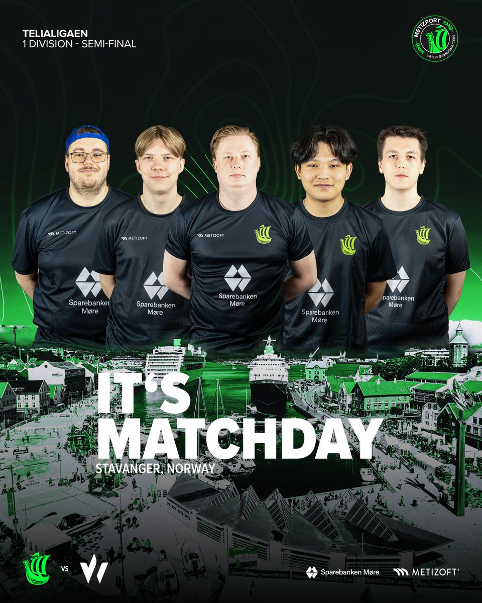 #CSGO 

This is a day we have looked forward to for a long time. We are ready to kick off the @telialigaen_ playoffs on SpillExpo today, and we're aiming to deliver the same kind of magic that we have shown our opponent earlier this season.

#wheregamingmatters