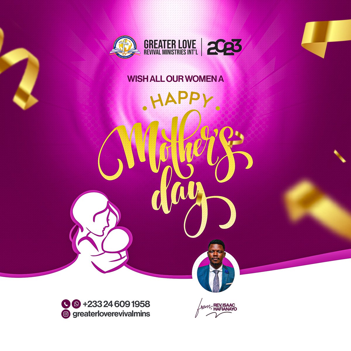 gjgraphix's tweet photo. My little concept on the Motherโs Day design.
Happy Motherโs Day ๐ป๐คฉ๐๐ฅฐโค๏ธ
#MotherDay #happymothersday2023 #gjgraphix https://t.co/VC0lDQaKff